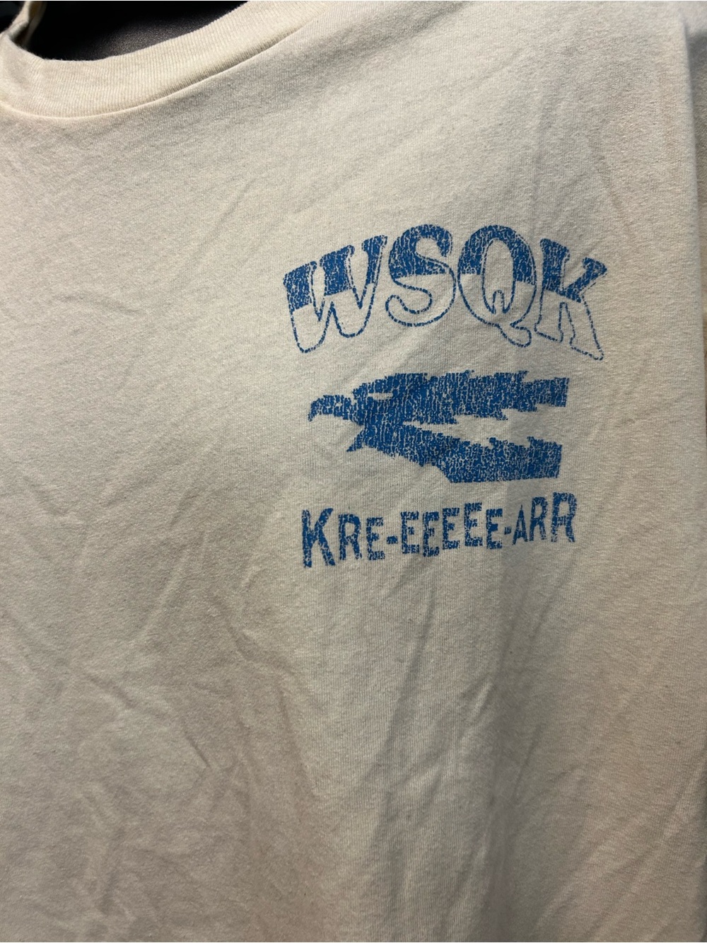 Stranger things Target 🎯 rekease WSQK SQUAWK unisex Cream Graphic Men's T-Shirt - Picture 3 of 10